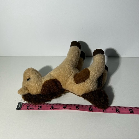 Douglas The Cuddle Toy Brown Standing Horse Plush Stuffed Animal Toy 8” Tall - Picture 6 of 7